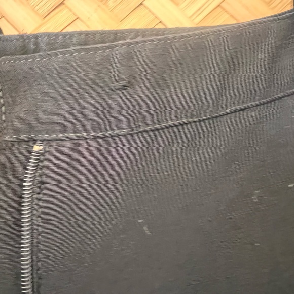 CHANEL CLASSIC VINTAGE WOMEN’S BLACK 100% WOOL TROUSER PANT W/ SILK LINING EUC - Picture 6 of 13